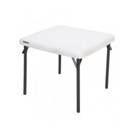 Tavolo per Bambini Lifetime Bianco Pieghevole 61 x 53,5 x 61 cm Acciaio Plastica