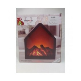 Camino Elettrico Decorativo da Parete Ambients 20 x 23 x 14 cm (2 Unità)
