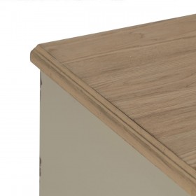 Cassettiera Crema Naturale Legno di abete Legno MDF 80 x 38 x 73 cm