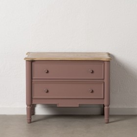 Mobile Aggiuntivo Naturale Teja Legno di abete Legno MDF 80 x 45 x 60 cm