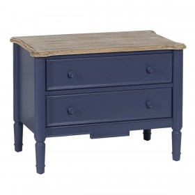 Mobile Aggiuntivo Azzurro Naturale Legno di abete Legno MDF 80 x 45 x 60 cm