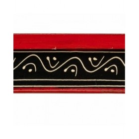 Tavolo aggiuntivo Alexandra House Living Rosso Alluminio Legno MDF 38 x 14 x 38 cm