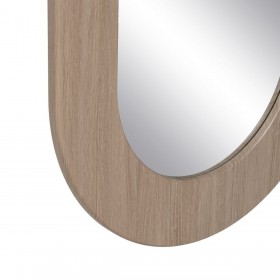 Specchio spogliatoio Naturale Cristallo Legno MDF 65 x 2,2 x 160 cm