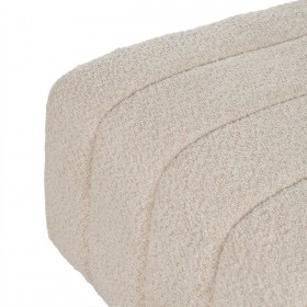 Puff Beige Ferro 60 x 86 x 37 cm