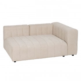 Divano Beige Poliestere Ferro 150 x 100 x 66 cm