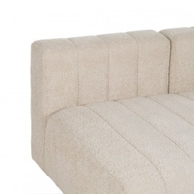 Divano Beige Poliestere Ferro 150 x 100 x 66 cm