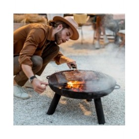 Braciere Aktive Rotondo Esterno Giardino 59 X 28 X 59 CM