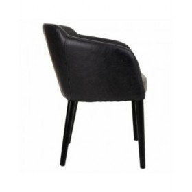 Poltrona Alexandra House Living Nero 60 x 82 x 62 cm