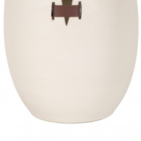 Vaso Bianco Ceramica 20 x 20 x 30 cm
