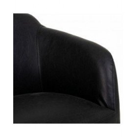 Poltrona Alexandra House Living Nero 60 x 82 x 62 cm