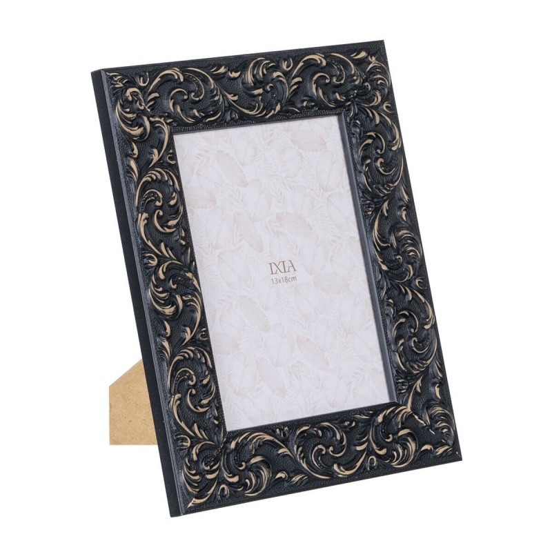 Cornice Portafoto Nero Legno MDF 13 x 18 cm 21 x 1,5 x 25,5 cm