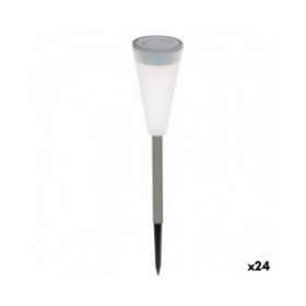 Picchetto solare da giardino Aktive Plastica 6,7 x 39 x 6,7 cm (24 Unità)