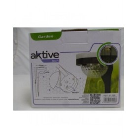 Set di picchetti solari da giardino Aktive 2 Pezzi polipropilene 11 x 49 x 12 cm (4 Unità)