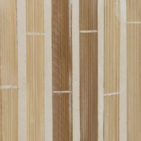 Portacandele Beige Bambù Legno MDF 10,5 x 10,5 x 16 cm