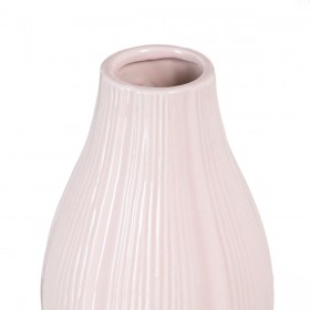 Vaso Rosa Ceramica 12,5 x 12,5 x 20,5 cm