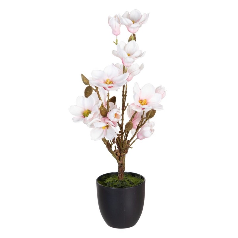 Pianta Decorativa Poliestere Polietilene Ferro 30 x 30 x 60 cm Magnolia