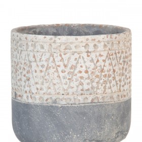 Vaso Grigio Cemento 18 x 18 x 18,5 cm