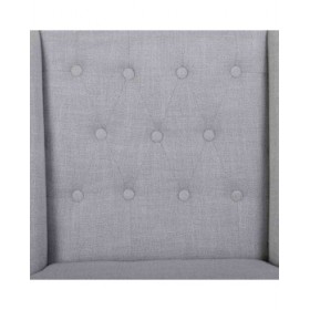 Sedia Alexandra House Living Grigio 43 x 104 x 54 cm