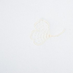 Cuscino Crema 40 x 40 cm Quadrato Floreale