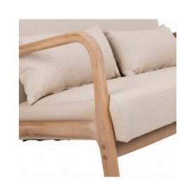 Divano Alexandra House Living Crema 85 x 74 x 122 cm