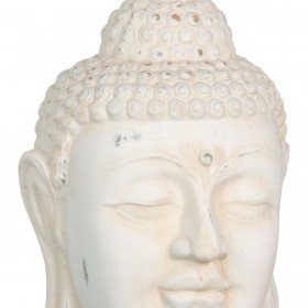 Statua Decorativa Crema Buddha Orientale 19 x 18,5 x 32,5 cm