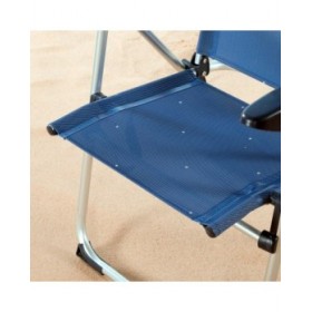 Sedia da Spiaggia Aktive Blu Marino 47 x 108 x 59 cm (2 Unità)