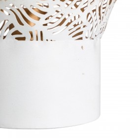 Lampada da tavolo Bianco Dorato Ferro 40 W 240 V 27 x 27 x 28 cm