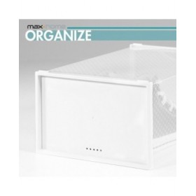 Scatola da scarpe impilabile Max Home Bianco 6 Unità polipropilene ABS 23 x 14,5 x 33,5 cm