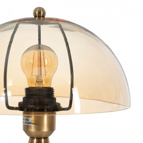 Lampada da tavolo Dorato Cristallo Ferro 40 W 25 x 25 x 37 cm