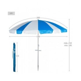 Ombrellone Aktive 200 x 210 x 200 cm (6 Unità)