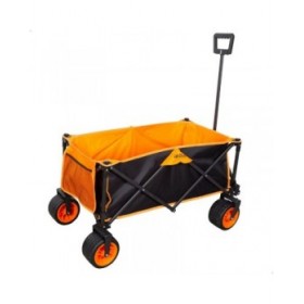 Carrello Multiuso Aktive Arancio Poliestere PVC Acciaio 86 x 108 x 44 cm Pieghevole Spiaggia