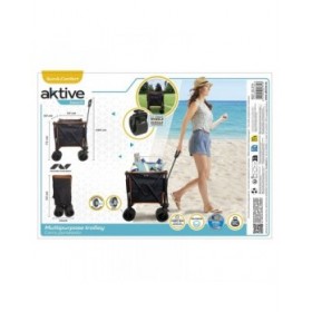 Carrello Multiuso Aktive Poliestere PVC Acciaio 52 x 105 x 52 cm