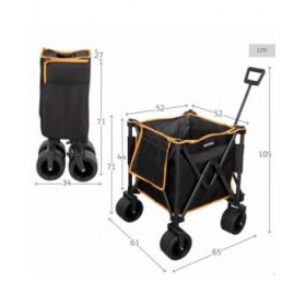 Carrello Multiuso Aktive Poliestere PVC Acciaio 52 x 105 x 52 cm