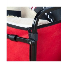 Carrello Multiuso Aktive Rosso Poliestere Acciaio 65 x 94 x 40 cm Pieghevole Spiaggia