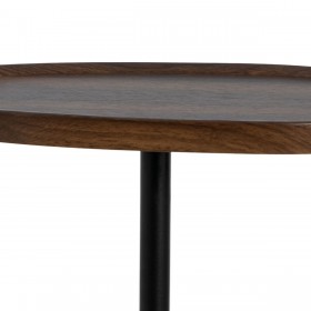 Tavolino Aggiuntivo Marrone Nero 45 x 30 x 63 cm