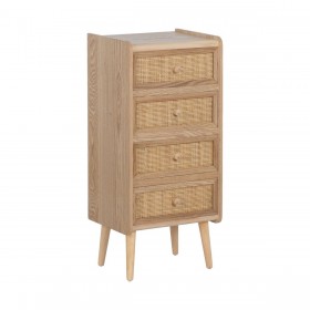 Cassettiera SAMIR Naturale 40 x 30 x 87 cm