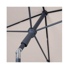 Ombrellone Aktive Crema Acciaio 200 x 230 x 125 cm