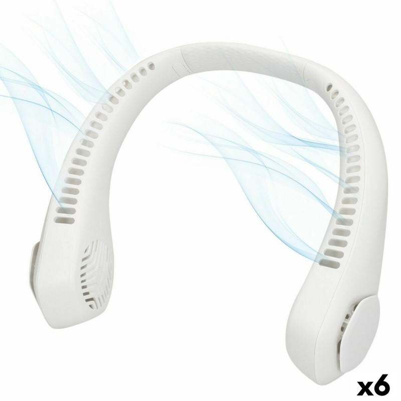 Ventilatore da collo Aktive Ricaricabile (6 Unità)