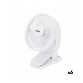 Ventilatore da Scrivania Ricaricabile Aktive (6 Unità)