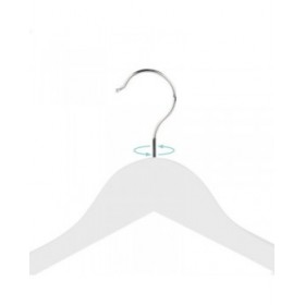Set di Grucce Max Home Bianco Legno Acciaio 44,5 x 23 x 1 cm 10 Pezzi (6 Unità)