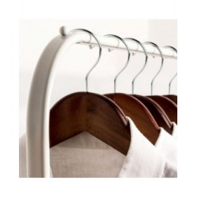 Set di Grucce Max Home Marrone Legno Acciaio 44,5 x 23 x 1 cm 20 Pezzi (4 Unità)