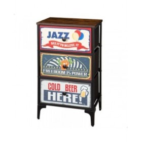 Cassettiera Max Home Vintage 45 x 77 x 30 cm