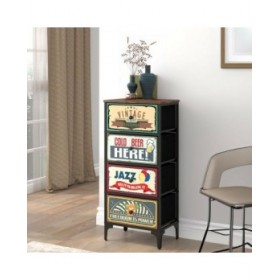 Cassettiera Max Home Vintage 45 x 98 x 30 cm
