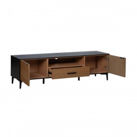 Mobile TV ORLEANS Nero Naturale 154 x 40 x 44 cm