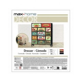 Cassettiera Max Home Vintage 103 x 119 x 30 cm