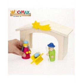 Presepe di Natale Woomax Legno plywood 23 x 16 x 11 cm (4 Unità)