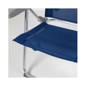 Sedia da Spiaggia Aktive Blu Marino 47 x 89 x 56 cm (4 Unità)