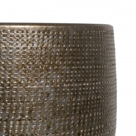 Vaso Metallizzato Ceramica 35 x 35 x 31 cm