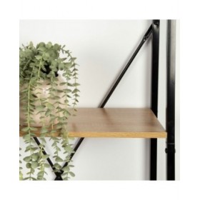 Scaffale Max Home Acciaio Melammina Truciolare 34 x 148 x 32 cm