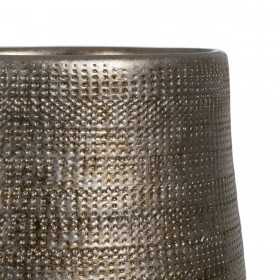 Vaso Metallizzato Ceramica 31 x 31 x 51 cm